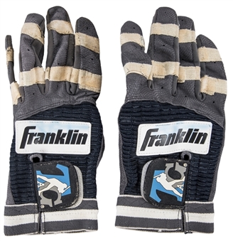 1998 Tony Gwynn Game Used and Signed Franklin Batting Gloves (Gwynn Family COA)